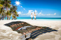 Denver Broncos Real Tree Beach Towel
