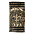 New Orleans Saints Real Tree Beach Towel