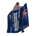 Columbus Blue Jackets Digitize Throw Blanket