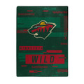Minnesota Wild Digitize Throw Blanket