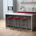 Georgia Bulldogs Chrome Bar Stool