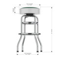Michigan State Spartans Chrome Bar Stool
