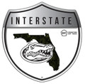 Florida Gators OHT Camo Metal 12" Interstate Sign