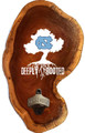 North Carolina Tar Heels Deeply Rooted Wood Slab Bottle Opener