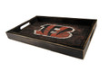 Cincinnati Bengals Distressed Team Color Tray