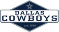 Dallas Cowboys Diamond Panel Metal Sign