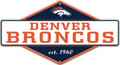 Denver Broncos Diamond Panel Metal Sign
