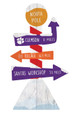 Clemson Tigers North Pole Yard Stake