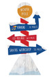 Kansas Jayhawks North Pole Yard Stake