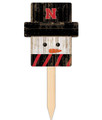 Nebraska Cornhuskers Snowman Yard Stake