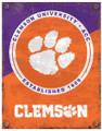 Clemson Tigers 12" x 16" Established Date Metal Sign