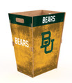 Baylor Bears Team Color Trash Bin