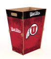 Utah Utes Small Trash Bin