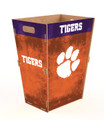 Clemson Tigers Small Trash Bin