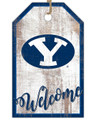 BYU Cougars Welcome Team Tag 11" x 19" Sign