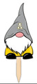 Appalachian State Mountaineers Gnome Yard Stake