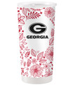 Georgia Bulldogs 20 oz. Botanical Stainless Steel Tumbler