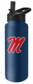 Mississippi Rebels 34 oz. Logo Quencher Bottle
