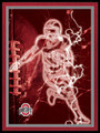 Ohio State Buckeyes Neon Player Framed 12" x 16" Sign
