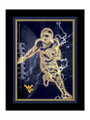West Virginia Mountaineers Neon Player Framed 12" x 16" Sign