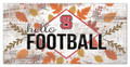 North Carolina State Wolfpack Hello Football 6" x 12" Wall Art