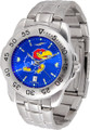 Kansas Jayhawks Sport Steel AnoChrome Men's Watch