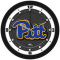 Pittsburgh Panthers Carbon Fiber Wall Clock