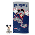 New England Patriots Mickey Mouse Splash Pillow & Towel