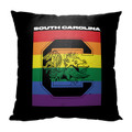 South Carolina Gamecocks Pride Printed Throw Pillow
