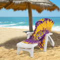 LSU Tigers Psychedelic Beach Towel