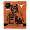 Texas Longhorns Star Wars Influence Silk Touch Throw Blanket