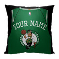 Boston Celtics Personalized Jersey Throw Pillow