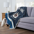 Winnipeg Jets Personalized Jersey Silk Touch Throw Blanket