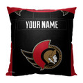 Ottawa Senators Personalized Jersey Throw Pillow