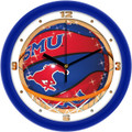 Southern Methodist Mustangs Slam Dunk Wall Clock