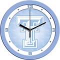 Texas Tech Red Raiders Baby Blue Wall Clock