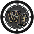 Wake Forest Demon Deacons Carbon Fiber Wall Clock