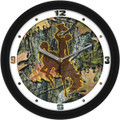 Wyoming Cowboys Camo Wall Clock