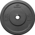 Element Fitness Commercial Black Bumper Weight Plate