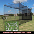 Cimarron 20x10x10 Masters Golf Net with Frame Kit