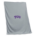 Texas Christian Horned Frogs Sweatshirt Blanket