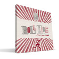 Alabama Crimson Tide State Canvas Print