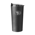 San Francisco 49ers 20 oz. Etch Black Powder Coat Tumbler