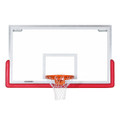 Porter Center-Strut Rectangular Glass Backboard