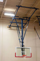 Porter Ceiling Suspended Trak-Fold, Rear-Braced Backstop