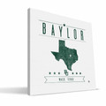 Baylor Bears Industrial Canvas Print