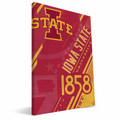 Iowa State Cyclones Retro Canvas Print