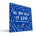 Kansas Jayhawks 12" x 12" All You Need Canvas Print