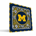 Michigan Wolverines Eclectic Canvas Print