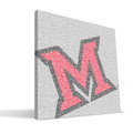 Miami of Ohio Redhawks 16" x 16" Typo Canvas Print